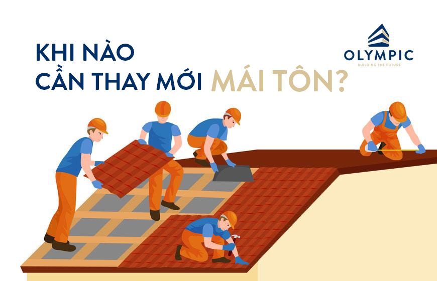 Báo động những thời điểm cần bảo dưỡng, thay mới mái tôn