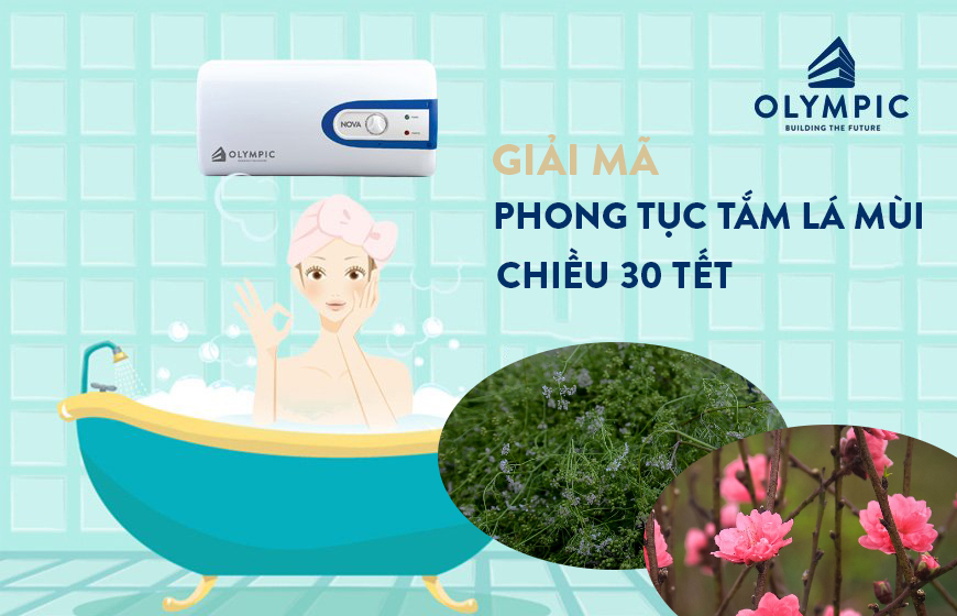 Giải mã phong tục tắm lá mùi chiều 30 Tết của người Việt