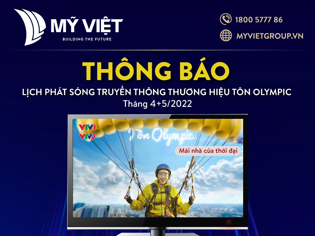 MỸ VIỆT THÔNG BÁO LỊCH PHÁT SÓNG TRUYỀN HÌNH VÀ KÊNH VOV GIAO THÔNG