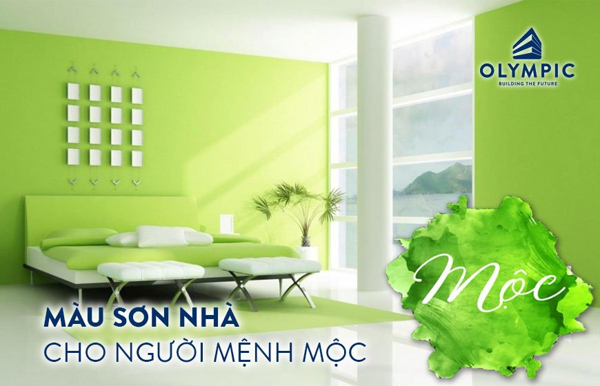 Bật mí màu sơn nhà phong thuỷ cho người mệnh Mộc