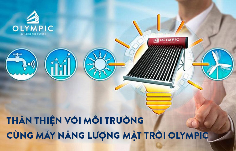 Thân thiện với môi trường cùng máy năng lượng mặt trời Olympic