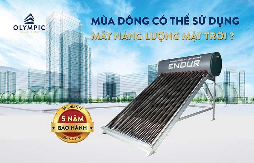 Máy năng lượng mặt trời có thể sử dụng vào mùa đông không?