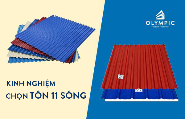 Bật mí kinh nghiệm mua tôn 11 sóng vô cùng hữu ích