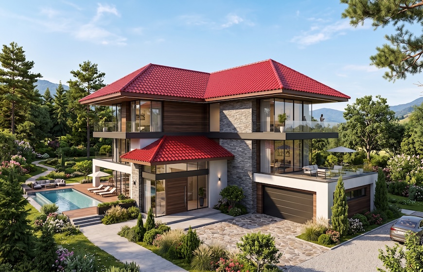 Báo giá Tôn Olympic Plus đỏ kim cương mới nhất