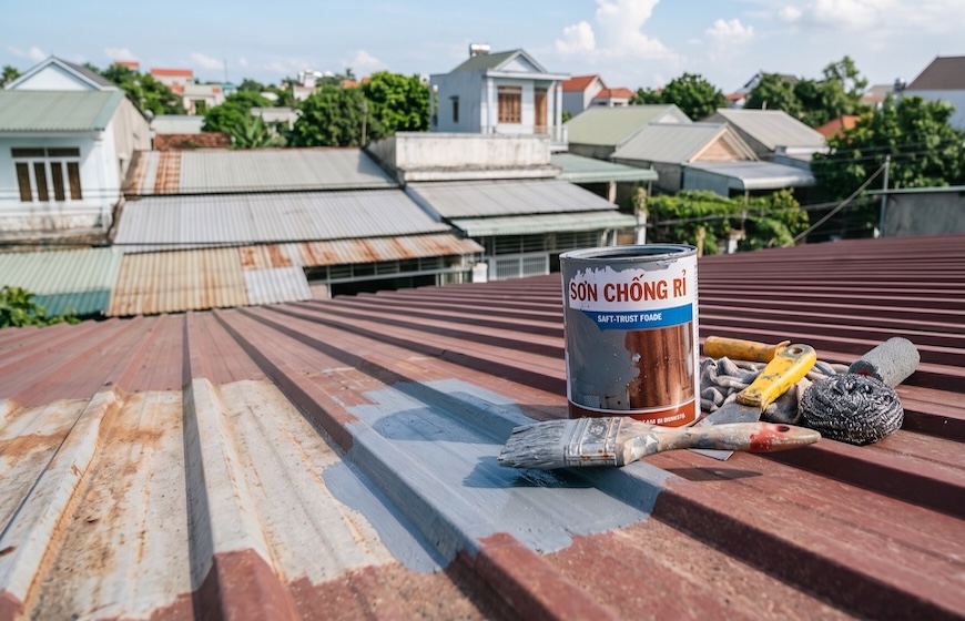 Bí quyết giữ mái tôn ít bị rỉ sét