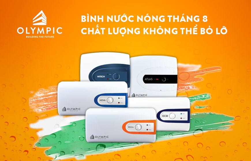 Bình nước nóng chất lượng tháng 8 không thể bỏ lỡ