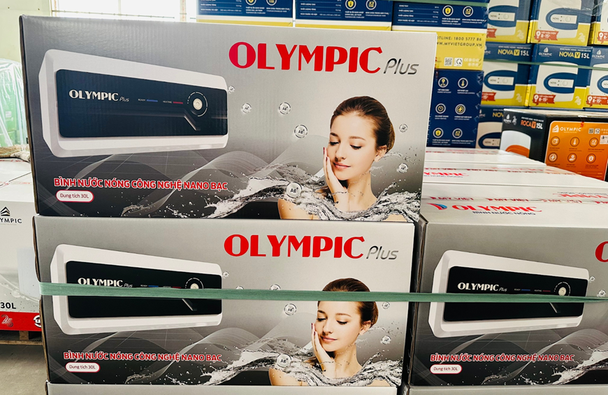 Giá bình nóng lạnh Olympic Plus 15 lít ngang là bao nhiêu?