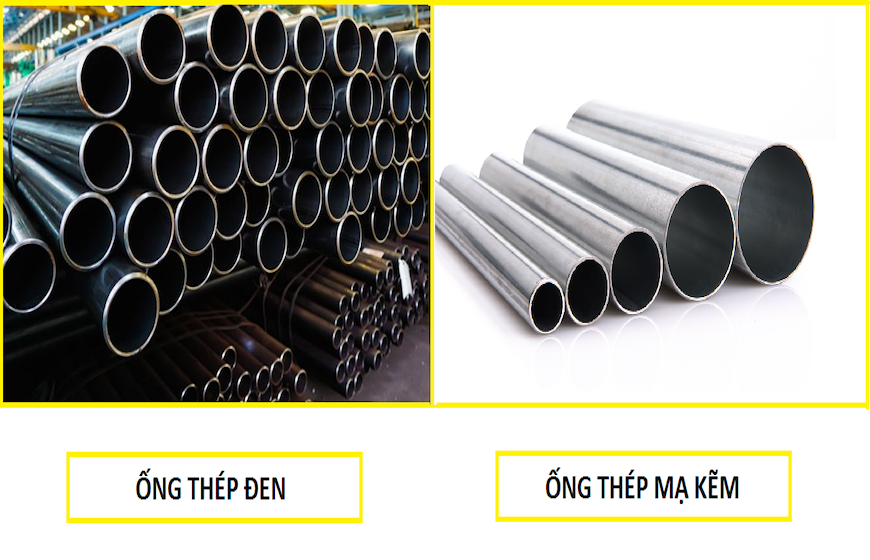 Nên chọn thép tròn đen hay thép ống tròn mạ kẽm cho công trình?