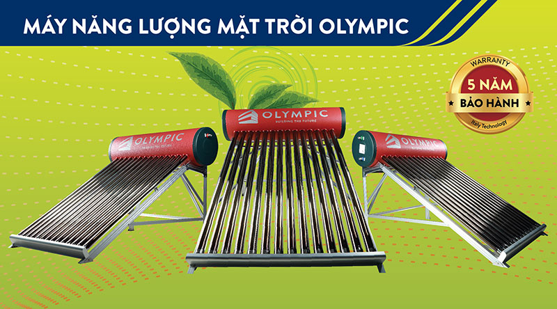 Có nên sử dụng máy nước nóng năng lượng mặt trời Olympic?