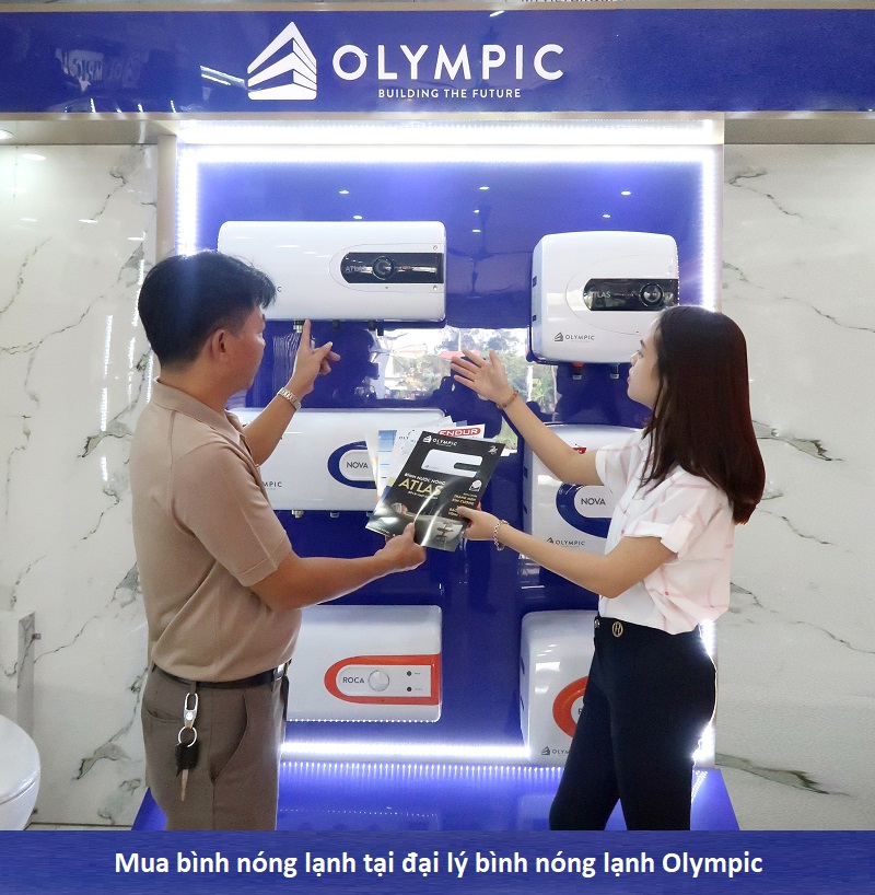 Bỏ túi địa điểm mua bình nóng lạnh Olympic chính hãng giá tốt