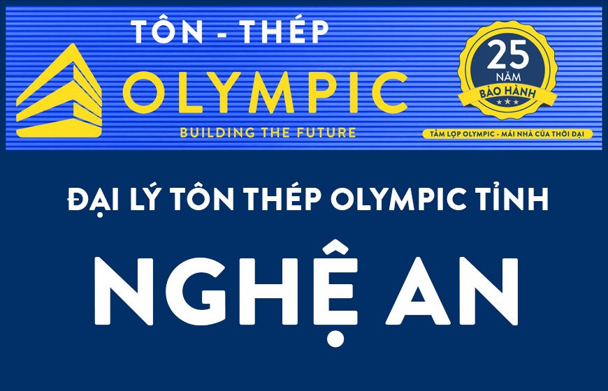 Đại lý tôn Olympic tại tỉnh Nghệ An