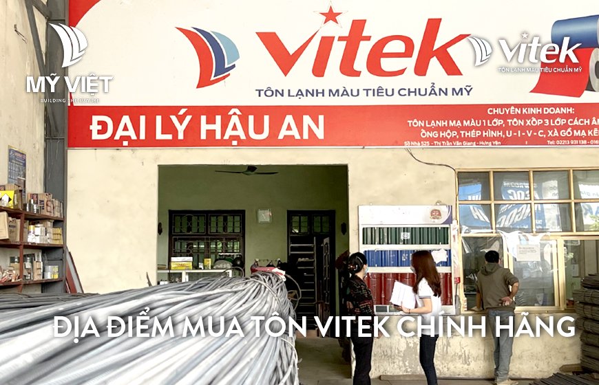 Địa điểm mua tôn Vitek