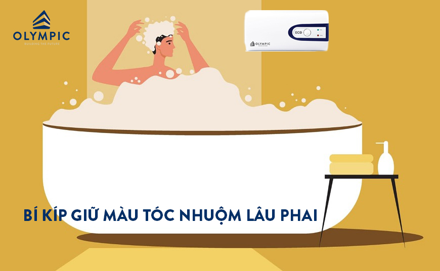 Mách bạn: bí kíp giữ màu tóc nhuộm lâu phai