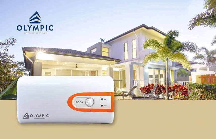 Báo giá bình nóng lạnh Olympic Roca 20 lít ngang mới nhất 2025