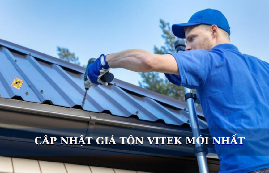 Giá tôn Vitek xanh dương mới nhất 2025