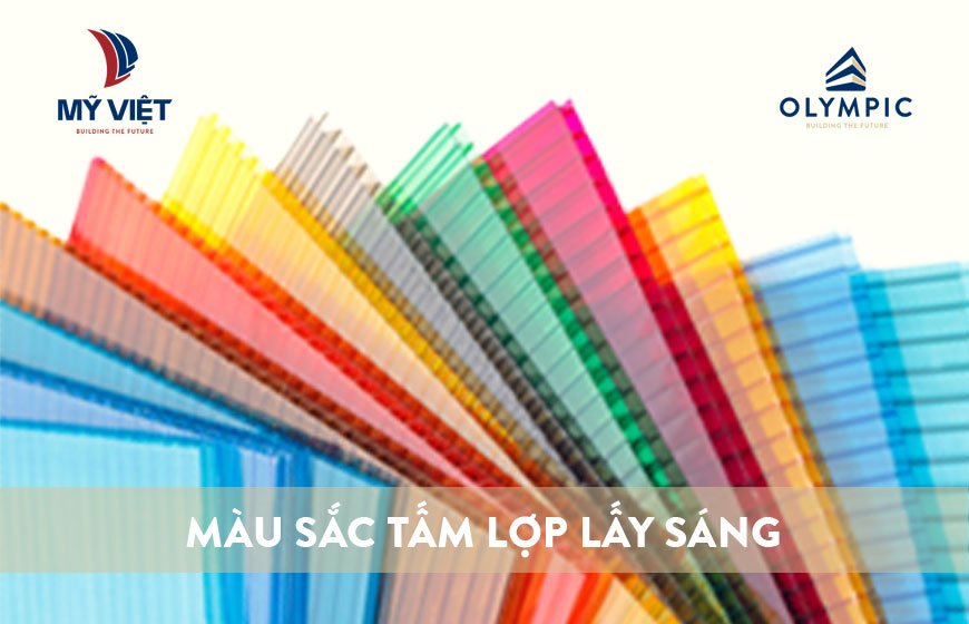  Hướng dẫn chọn màu sắc tấm lợp lấy sáng Olympic
