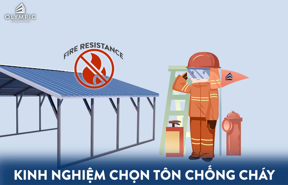 Mách bạn kinh nghiệm chọn mua tôn chống cháy