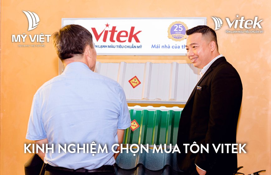 kinh nghiệm mua tôn Vitek