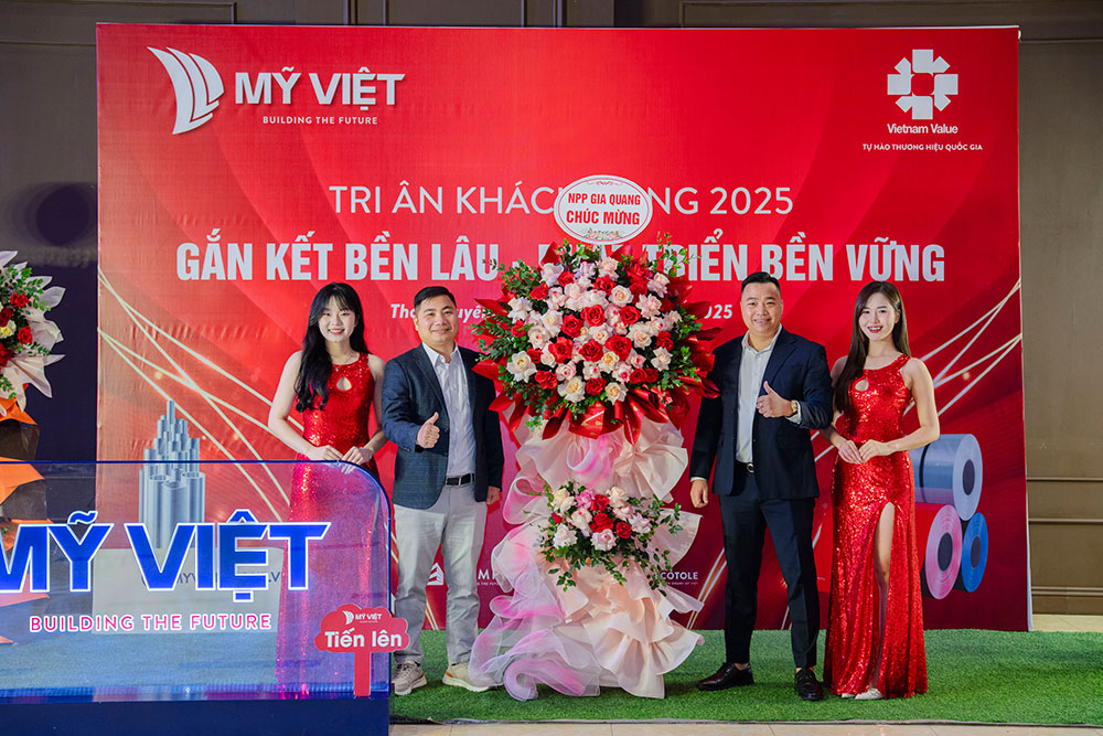 CÔNG TY MỸ VIỆT TỔ CHỨC HỘI NGHỊ KHÁCH HÀNG 2025 TẠI THÁI NGUYÊN