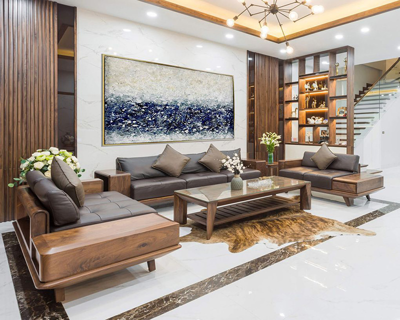 Mẫu phòng khách nhà cấp 4 đẹp