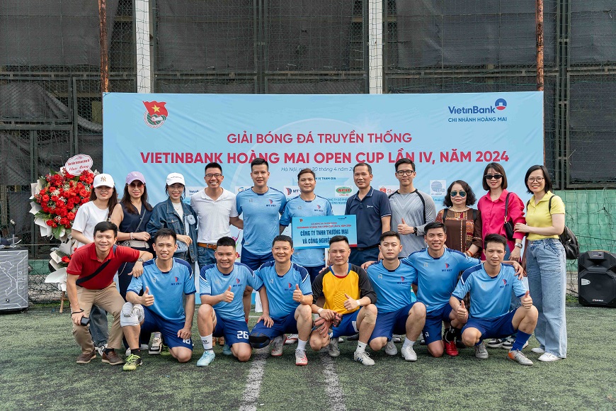 MỸ VIỆT THAM GIA GIẢI BÓNG ĐÁ TRUYỀN THỐNG VIETINBANK HOÀNG MAI OPEN CUP LẦN IV NĂM 2024