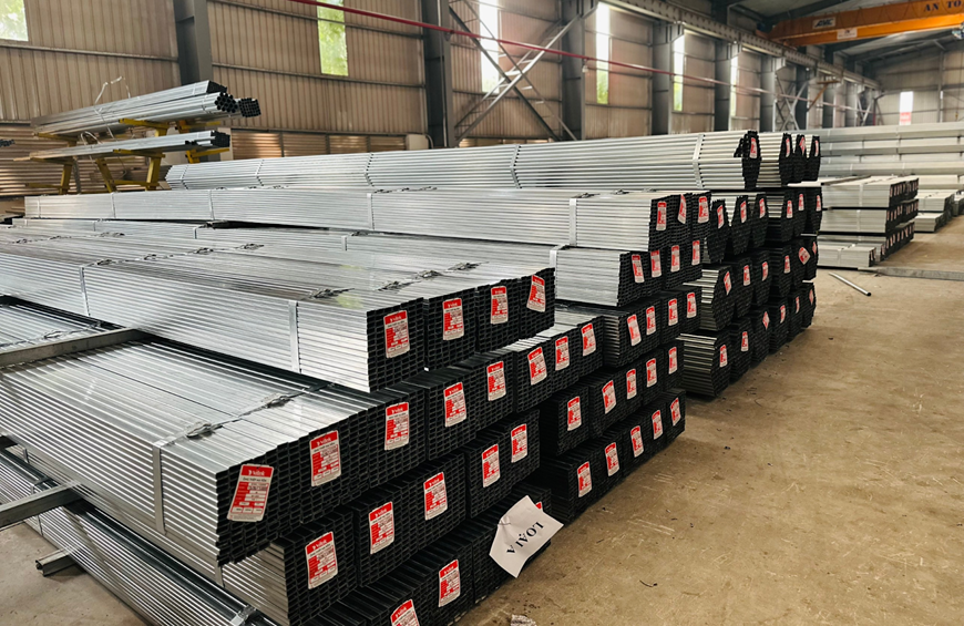 Giá Thép hộp mạ kẽm chữ nhật 25x50 Vitek