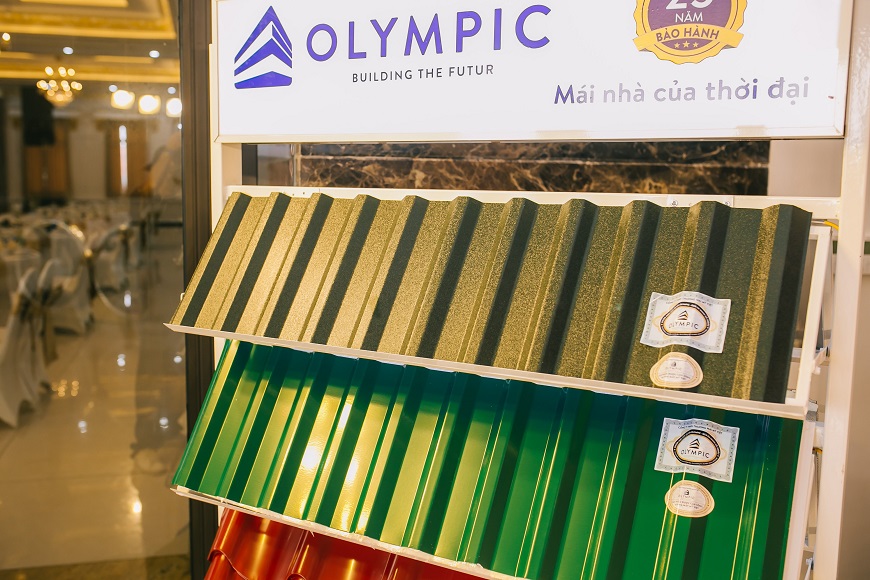 Những lý do tôn chống cháy Olympic màu xanh rêu chiếm lĩnh thị trường