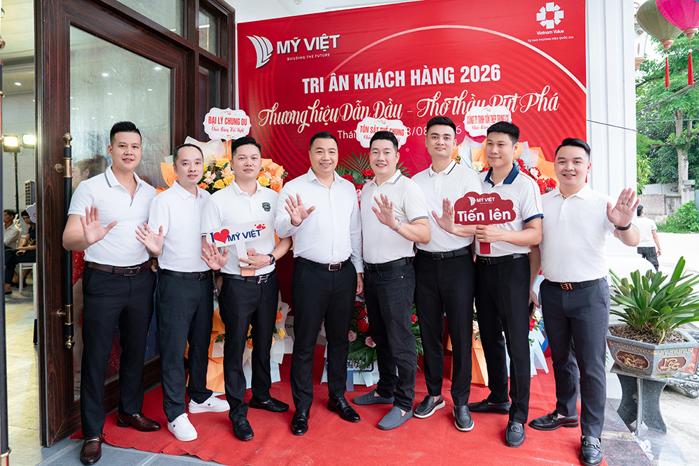 Hơn 300 khách hàng tham dự Hội nghị khách hàng tôn thép Mỹ Việt 2026 tại Thái Nguyên