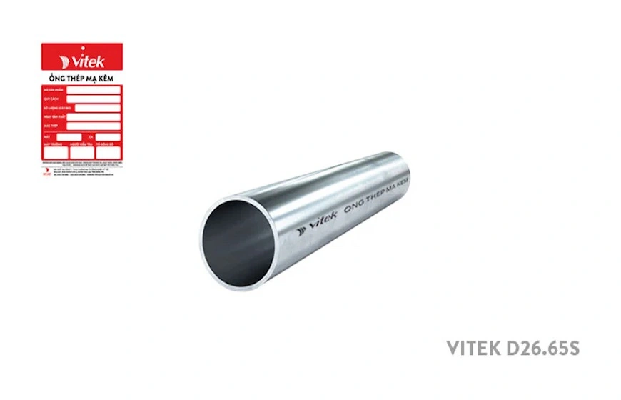 Quy cách và trọng lượng ống thép tròn mạ kẽm phi 26