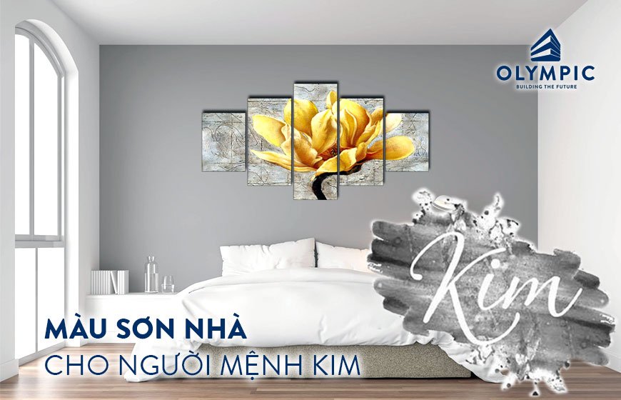 Cách chọn màu sơn nhà rước tài lộc cho người mệnh Kim