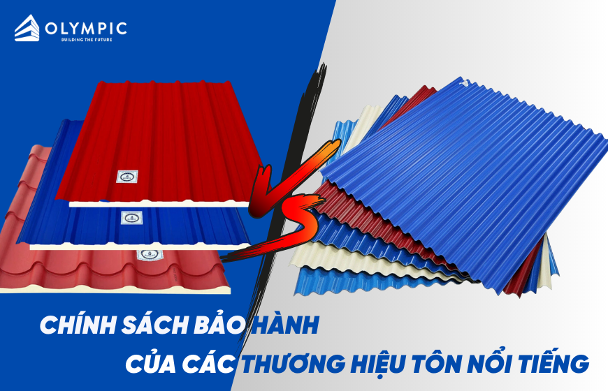 So sánh chính sách bảo hành của các thương hiệu tôn trên thị trường hiện nay
