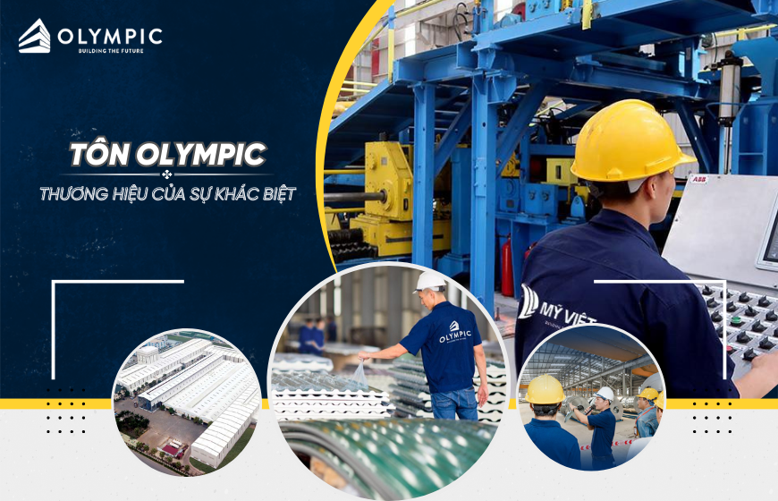 Sự khác biệt của thương hiệu tôn thép Olympic