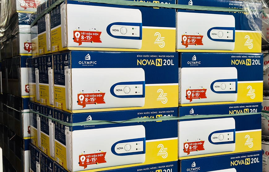 Top 5 bình nóng lạnh Olympic 20 lít vuông bán chạy nhất tháng 11