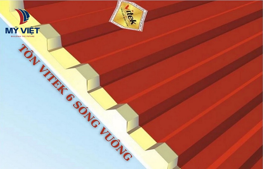 Tôn 6 sóng vuông Vitek