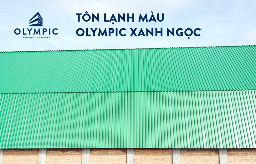 Lợi ích tuyệt vời của tôn lạnh màu Olympic xanh ngọc