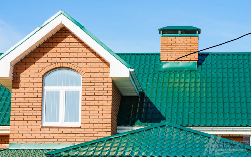 Chọn màu tôn lợp mái cho biệt thự