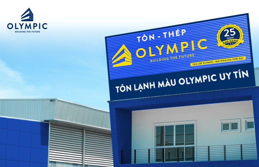 Địa điểm mua tôn lạnh màu Olympic đảm bảo chất lượng