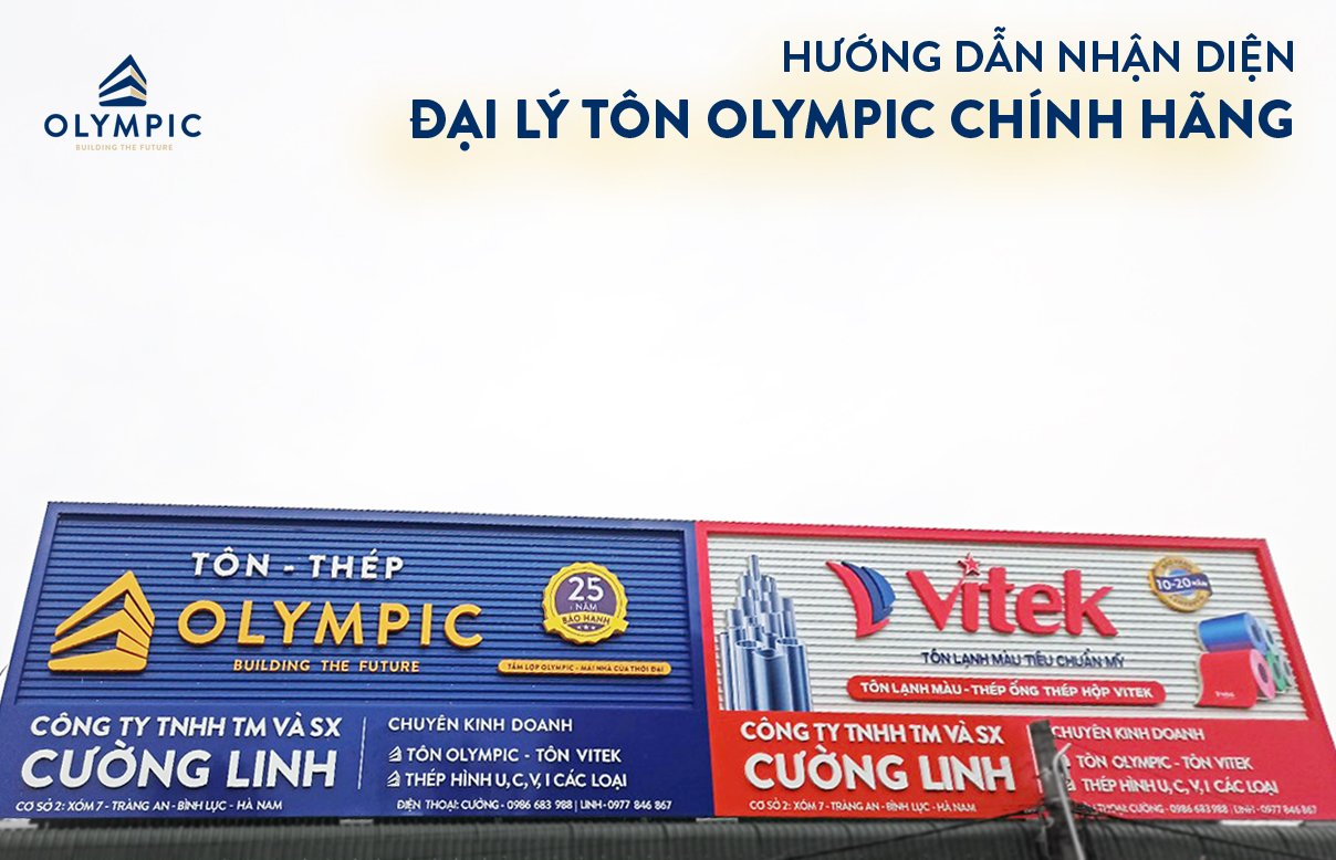 Cách nhận diện đại lý tôn Olympic chính hãng