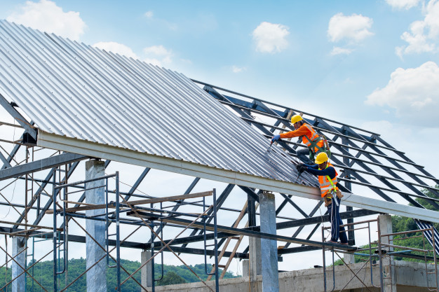 Lắp đặt các tấm lợp 1 lớp