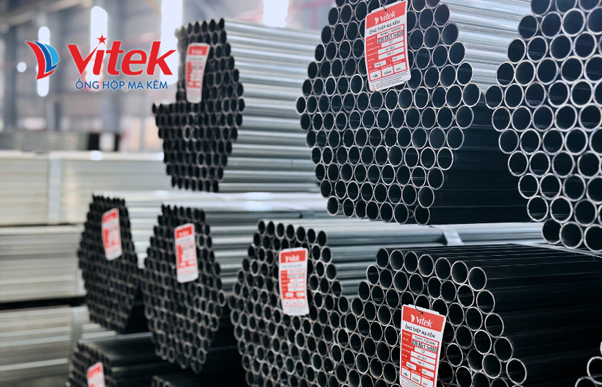 Thép ống mạ kẽm Vitek được đánh giá thuộc loại tốt nhất về chất lượng