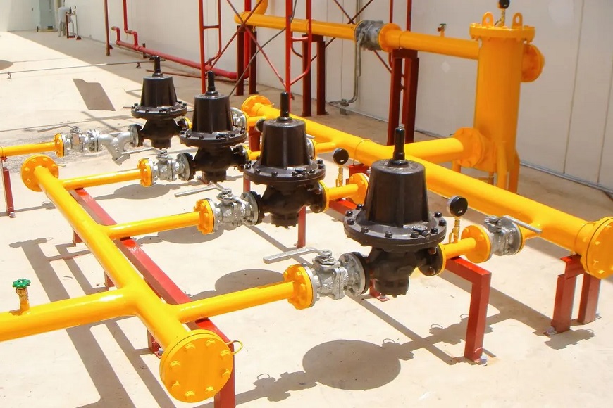 Ứng dụng trong hệ thống dẫn khí ga công nghiệp