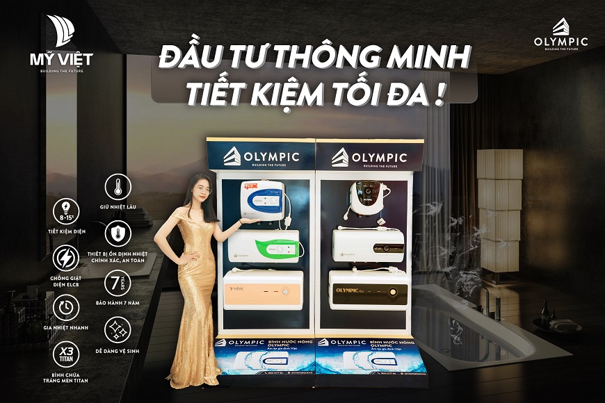 Chọn mua bình nóng lạnh Olympic 15 lít vuông chính hãng để được an tâm về chất lượng sản phẩm 