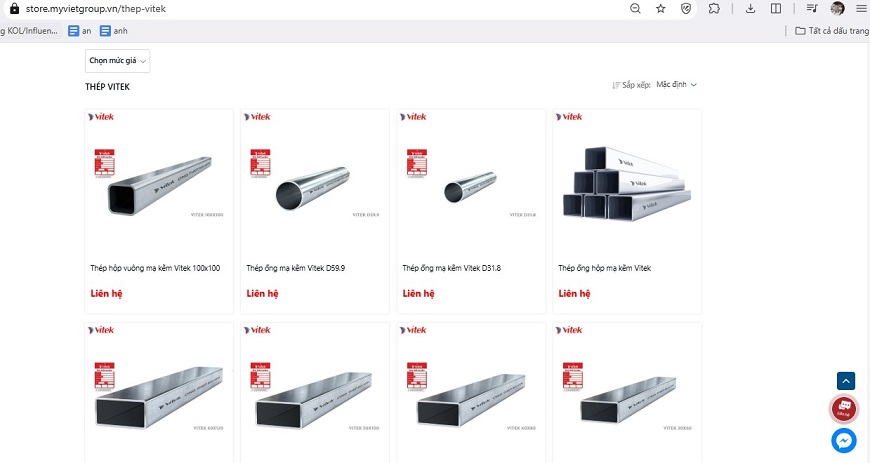 Xây dựng trang bán hàng thương mại điện tử riêng để cập nhật thông tin sản phẩm, đặt mua cách dễ dàng hơn