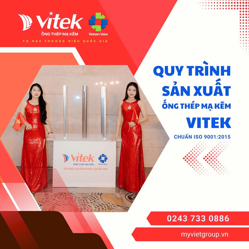 Thép hộp mạ kẽm Vitek công bố quy trình sản xuất rõ ràng, cùng chính sách bảo hành để bảo vệ quyền lợi người tiêu dùng