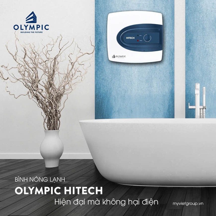 Bình nóng lạnh Olympic Hitech không chỉ làm nóng nước mà còn giúp bạn tiết kiệm điện đến 30% so với các loại bình nóng lạnh khác trên thị trường
