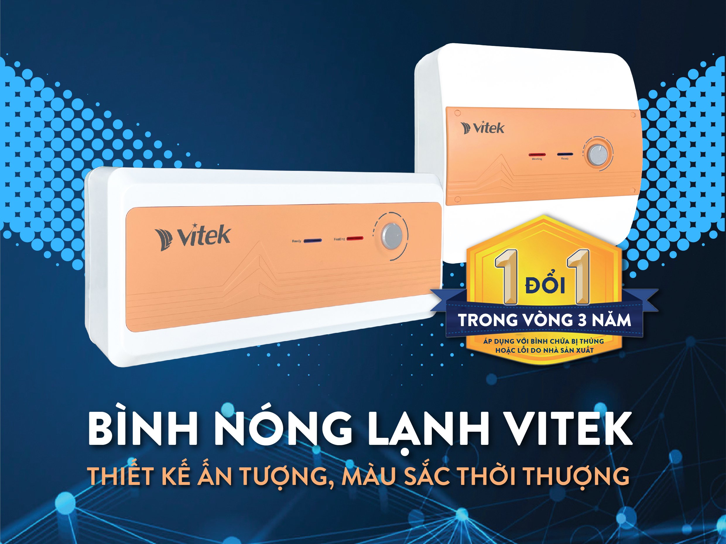 Chính sách bảo hành của bình nóng lạnh Olympic Vitek thuộc top đầu thị trường