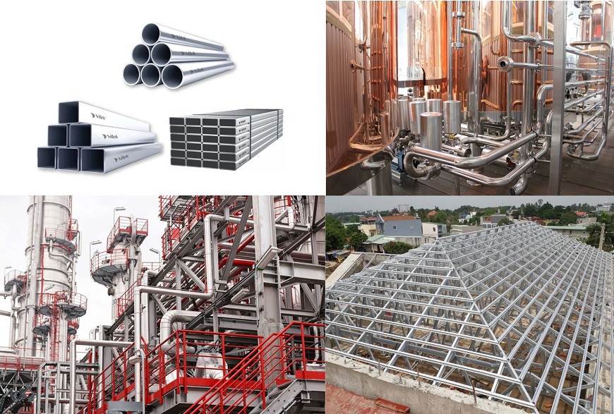 Ống thép mạ kẽm được sử dụng phổ biến trong đời sống hằng ngày cho nhiều mục đích sử dụng khác nhau
