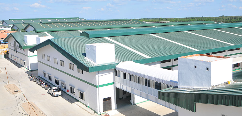 Mái tôn 11 sóng được ứng dụng trong nhà xưởng