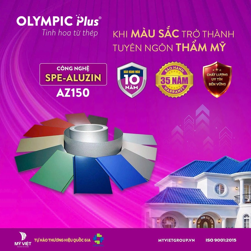 Đa dạng mẫu mã đáp ứng mọi nhu cầu xây dựng công trình Việt
