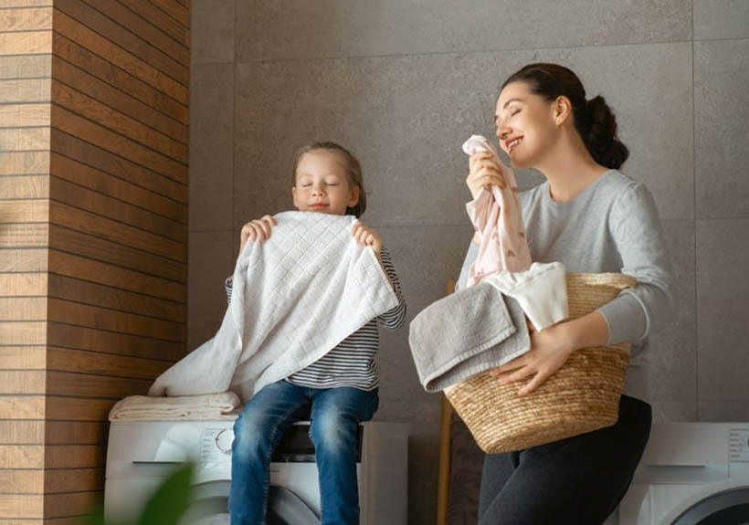 Quần áo thơm tho với công thức giặt đồ cùng nước nóng
